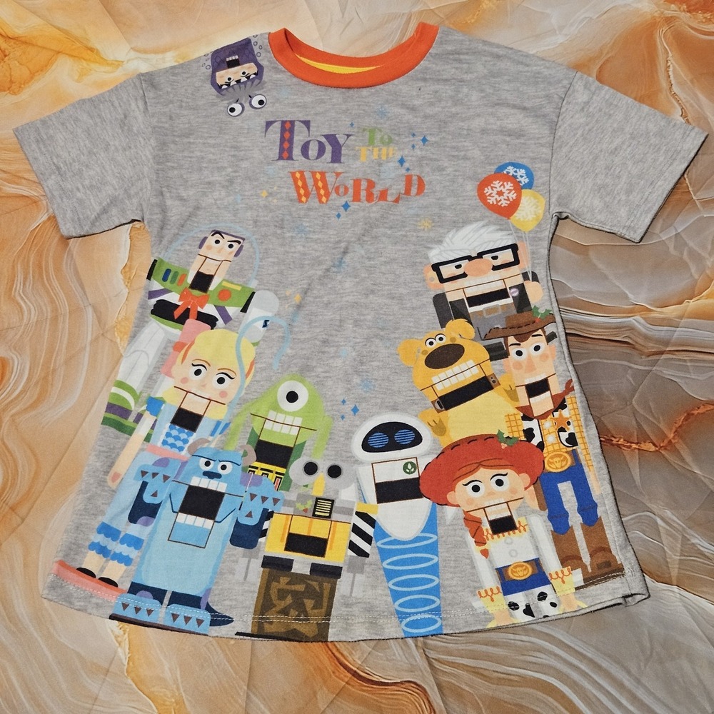 Disney Store Pixar Toy to the World Christmas Nightgown Girls Size 4